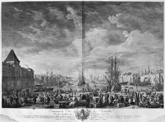 Porto interno di Marsiglia, visto dal Padiglione dell